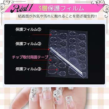 強力 ネイルチップ 両面テープ グミシール 両面シール つけ爪 グミシール ネイル ネイル用 シール 付け爪 ネイルチップ 両面